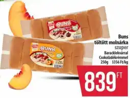 Coop Buns töltött molnárka ajánlat