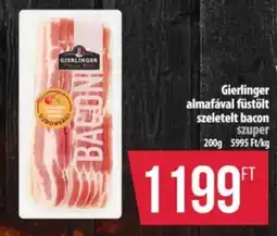 Coop Gierlinger almafával füstölt szeletelt bacon ajánlat
