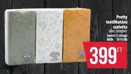 Coop Pretty textilhatású szalvéta ajánlat