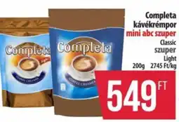 Coop Completa kávékrémpor ajánlat