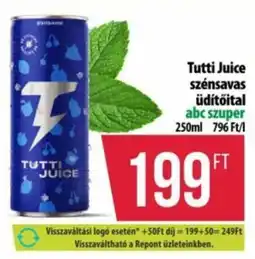 Coop Tutti Juice szénsavas üdítőital ajánlat