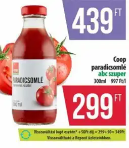 Coop Coop paradicsomlé ajánlat