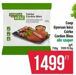 Coop Coop Gyorsan kész Csirke Cordon Bleu ajánlat