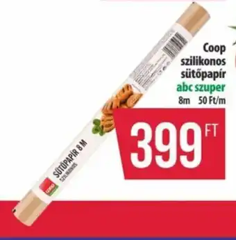 Coop Coop szilikonos sütőpapír ajánlat