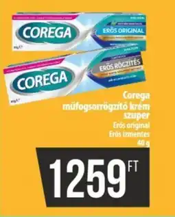 Coop Corega műfogsorrögzítő krém ajánlat