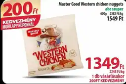 Coop Master Good Western chicken nuggets ajánlat