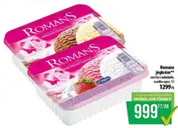 Coop Romans jégkrém ajánlat