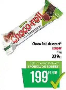 Coop Choco-Roll desszert ajánlat