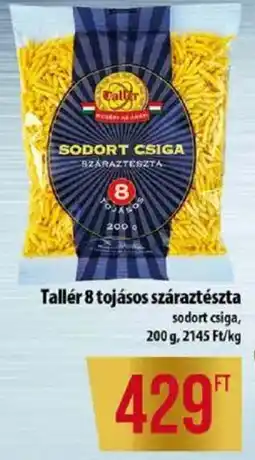 Coop Tallér 8 tojásos száraztészta ajánlat