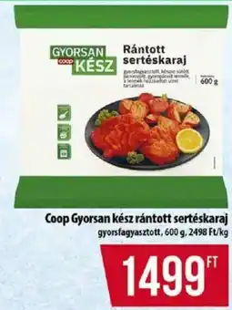 Coop Coop Gyorsan kész rántott sertéskaraj ajánlat