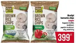 Coop RiceUp! barnarizs-chips ajánlat