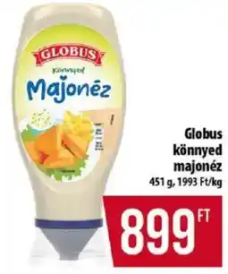 Coop Globus könnyed majonéz ajánlat