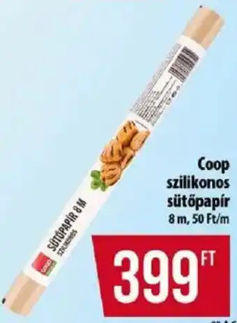 Coop Coop szilikonos sütőpapír ajánlat