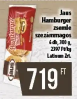 Coop Hamburger Jaus Hamburger zsemle ajánlat