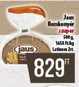 Coop Jaus Rozskenyér ajánlat