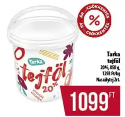 Coop Tarka tejföl ajánlat