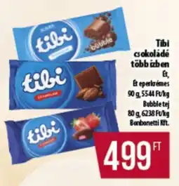 Coop Tibi csokoládé ajánlat