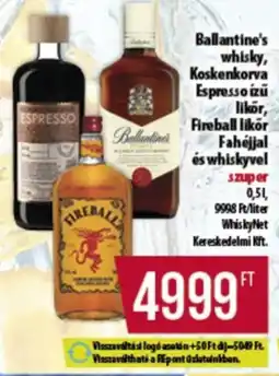 Coop Ballantine's whisky ajánlat