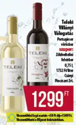 Coop Teleki Villányi Válogatás ajánlat