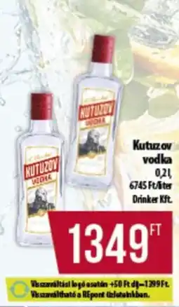 Coop Kutuzov vodka ajánlat