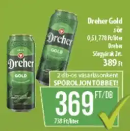 Coop Dreher Gold Sör ajánlat