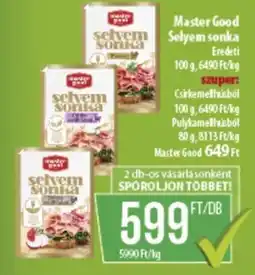 Coop Master Good Selyem sonka ajánlat