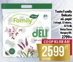 Coop Tento Family Delicate ajánlat