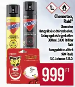 Coop Chemotox, Raid ajánlat
