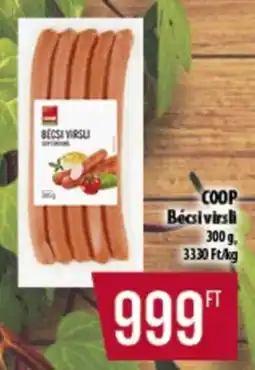 Coop COOP Bécsi virsli ajánlat