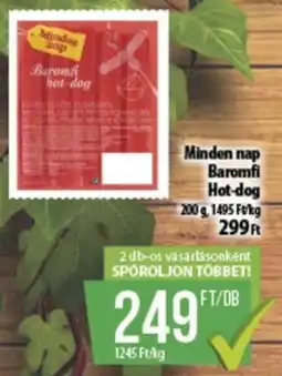 Coop Minden nap Baromfi Hot-dog ajánlat