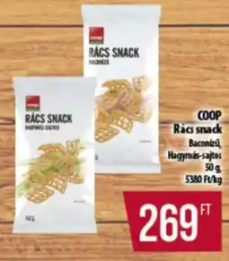 Coop COOP Rács snack ajánlat