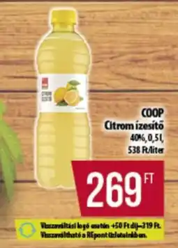 Coop COOP Citrom ízesítő ajánlat