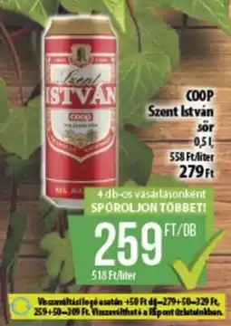 Coop COOP Szent István ajánlat