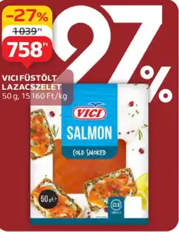 Auchan Vici füstölt lazacszelet ajánlat