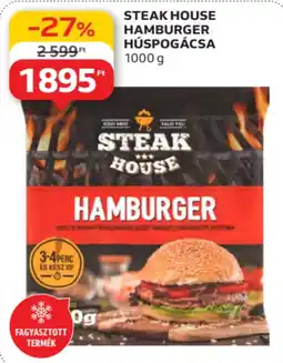 Auchan Steak House Hamburger húspogácsa ajánlat