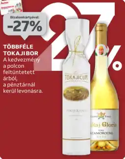 Auchan Többféle tokajibor ajánlat