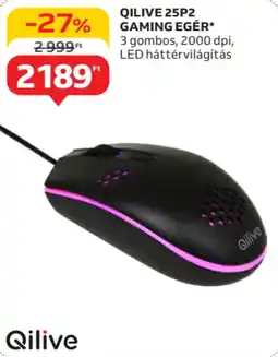 Auchan Qilive 25P2 gaming egér ajánlat