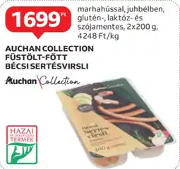 Auchan Auchan Collection füstölt-főtt bécsi sertésvirsli ajánlat