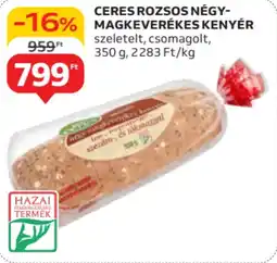 Auchan Ceres rozsos négy-magkeverékes kenyér ajánlat