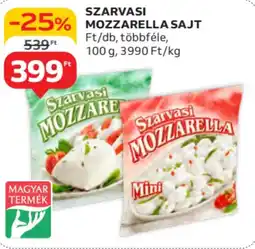 Auchan Szarvasi Mozzarella sajt ajánlat