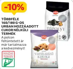 Auchan Urban hozzáadott cukor nélküli termék ajánlat