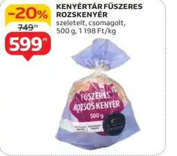 Auchan Kenyértár fűszeres rozskenyér ajánlat