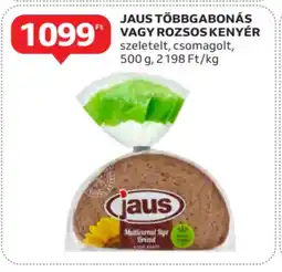 Auchan Jaus többgabonás vagy rozsos kenyér ajánlat