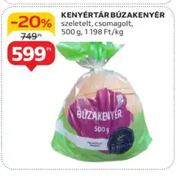 Auchan Kenyértár búzakenyér ajánlat