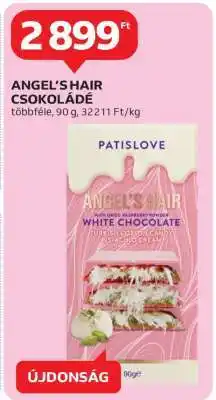 Auchan ANGEL'S HAIR CSOKOLÁDÉ ajánlat