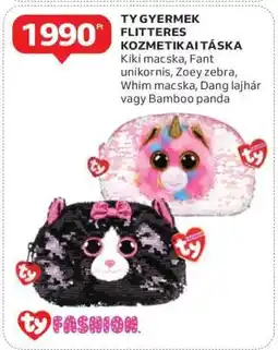 Auchan TY GYERMEK FLITTERES KOZMETIKAI TÁSKA ajánlat
