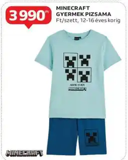 Auchan MINECRAFT GYERMEK PIZSAMA ajánlat