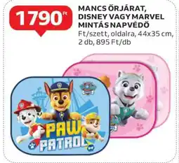 Auchan Mancs Őrjárat, Disney vagy Marvel mintás napvédő ajánlat