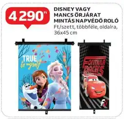 Auchan DISNEY VAGY MANCS ŐRJÁRAT MINTÁS NAPVÉDŐ ROLÓ ajánlat
