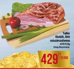Coop Tallér füstölt-főtt császárszalonna ajánlat